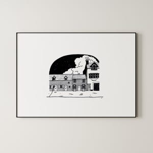 Stratford-upon-Avon, Verenigd Koninkrijk (stad van Shakespeare) kunstafdruk