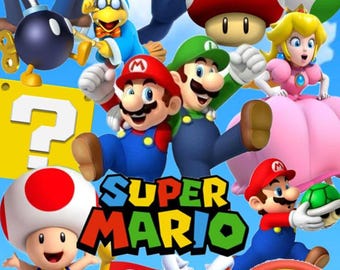 Super Mario Clipart Bundle: 70+ High-Res PNGs (Digital Download)
