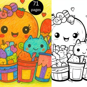 Kawaii Coloring book