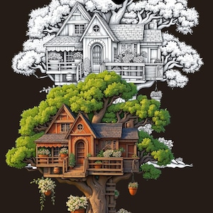 Houses Coloring book