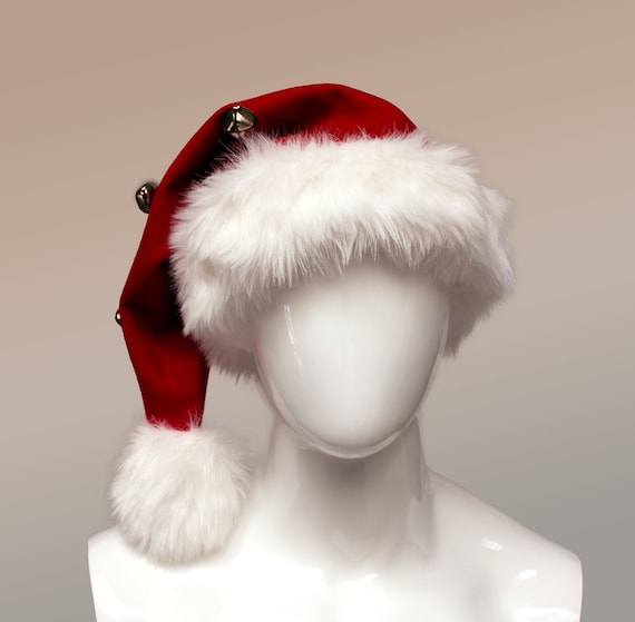 Deluxe Santa Hat with Bell Deluxe Santa Hat with Bell