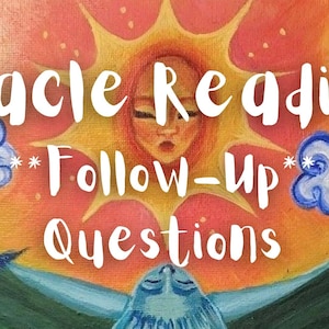 Oracle-kaarten lezen, vervolgvragen/ask more – GROTE OPENING SALE