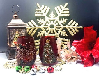 Julglas, Julstjärnor, Träd