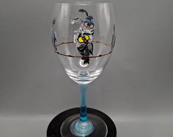 Copa de vino pintada a mano de The Wine Line