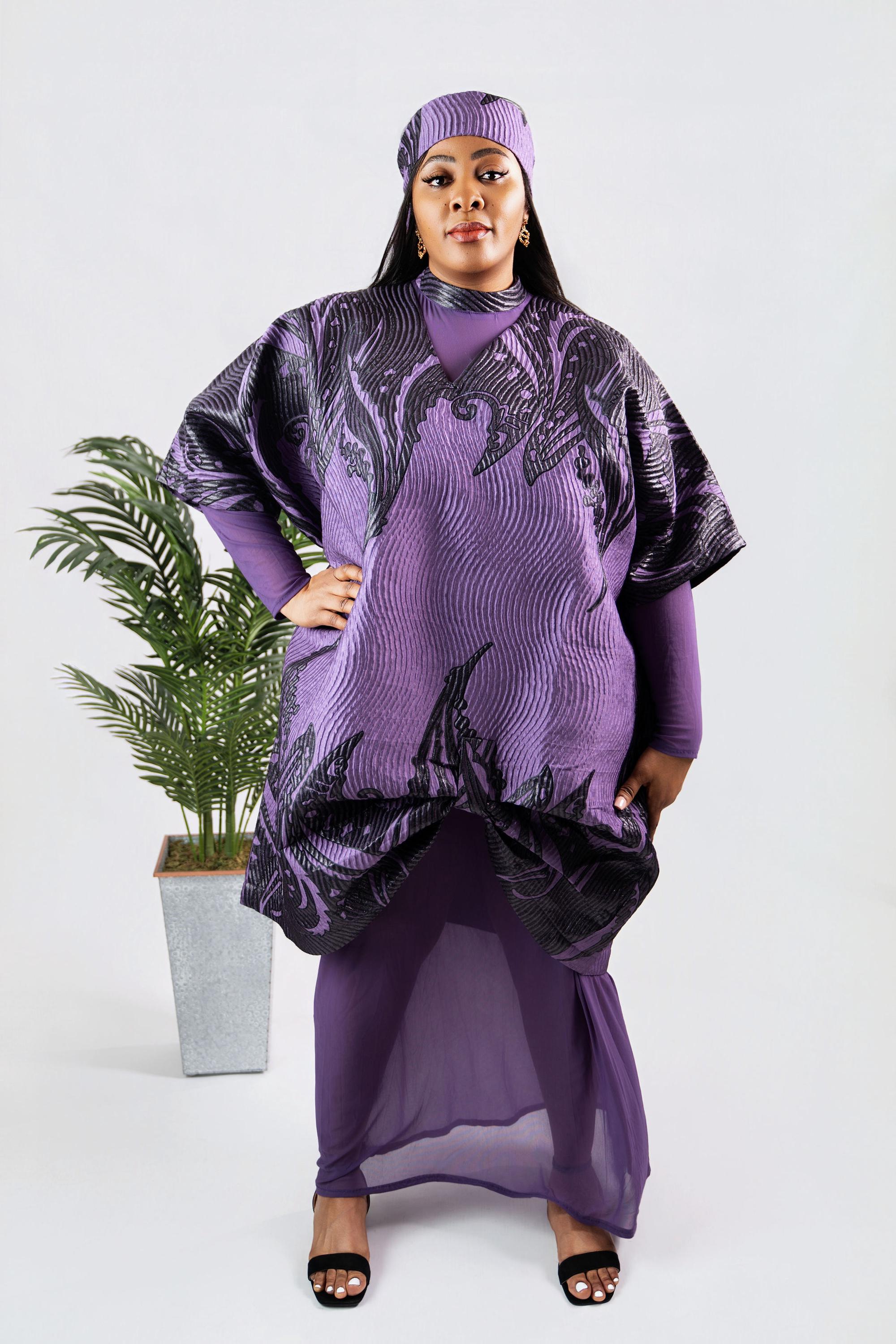 Purple Brocade Church Dress - Etsy