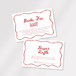 Slice Slice baby handgetekende babyshower uitnodigingsboeken voor baby luier loterij kaartsjabloon, canvas, babystrooisel, speciale bezorging pizza