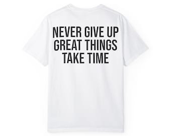 Camiseta unisex motivacional, camiseta gráfica inspiradora, regalo para amigos, ropa de afirmación positiva, ropa informal para el día a día, inspiradora.