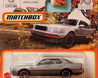 マッチボックス 1994年式 レクサス LS 400 クリーム/シルバー グレー