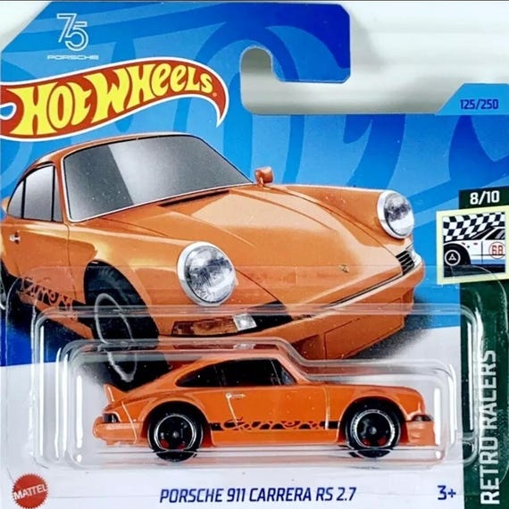 ホットウィール ポルシェ 911 カレラ RS 2.7 箱入り送料無料