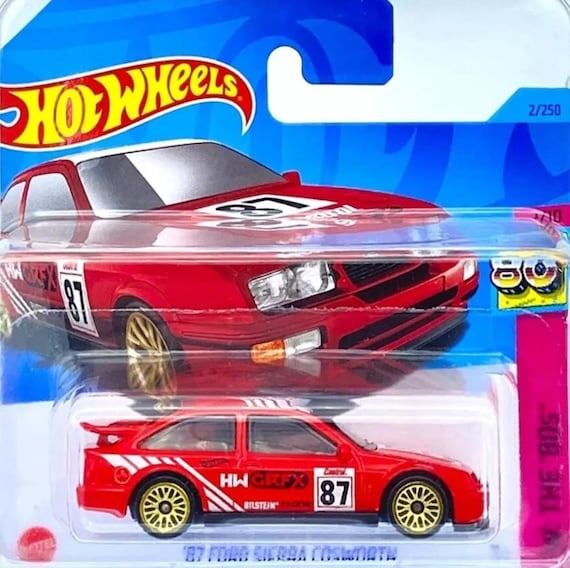 Hot Wheels 87 Ford Sierra Cosworth Free Boxed Shipping - Etsy