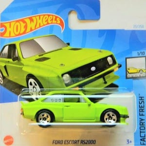 Hot Wheels Ford Escort RS2000 Free Boxed Shipping