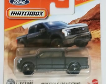 マッチボックス 2022 フォード F-150 ライトニング - シルバー