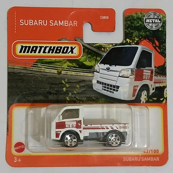 Matchbox Subaru Sambar Envío gratuito en caja