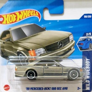 Hot Wheels 89 Mercedes Benz 560 SEC AMG Free Boxed Shipping