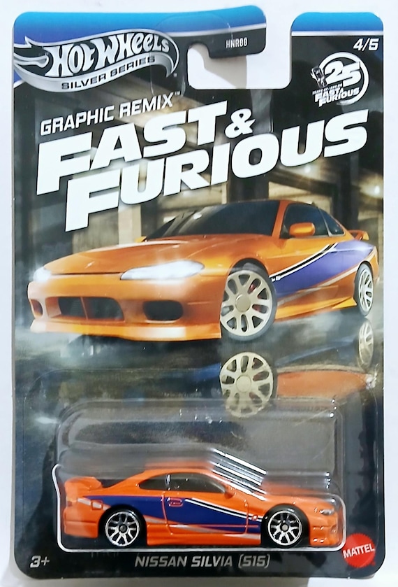 【エラー品】FAST&FURIOUS NISSAN SILVIA S15 Hot Wheels Fast & Furious Nissan Silvia S15 Free Boxed Shipping