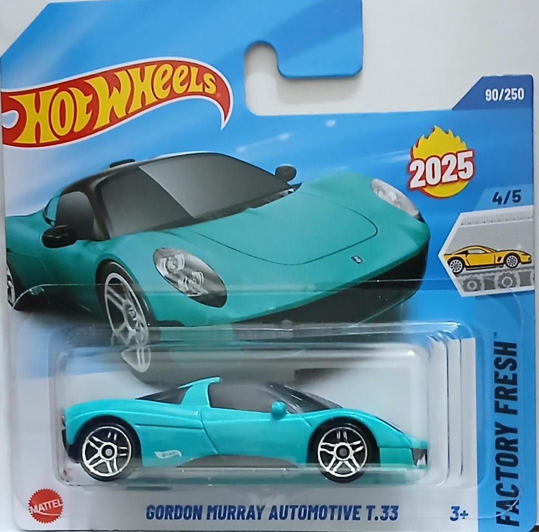 ホットウィール ゴードンマーレー オートモーティブ T.33 ターコイズ
