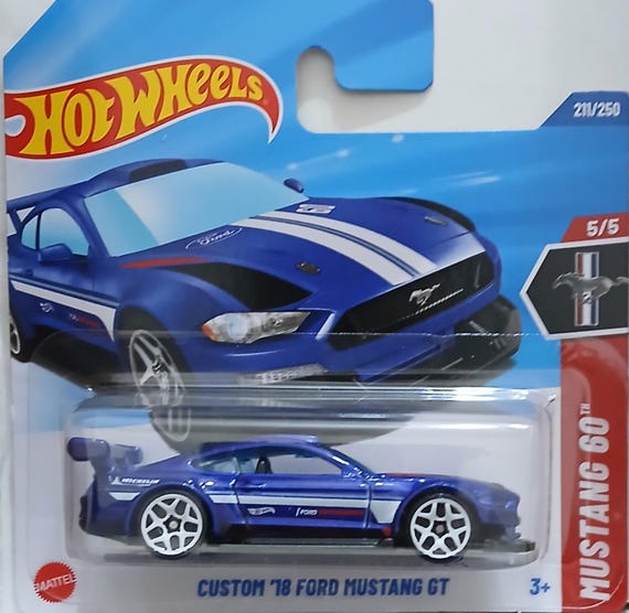 ホットウィール カスタム 18 フォード マスタング GT 箱入り送料無料