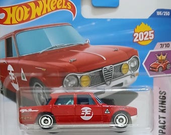 Hot Wheels Alfa Romeo Giulia T1 Super Free Boxed Shipping - Etsy