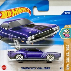 Hot Wheels 70 Dodge Hemi Challenger com frete grátis em caixa
