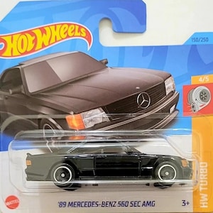 Hot Wheels 89 Mercedes Benz 560 SEC AMG Free Boxed Shipping