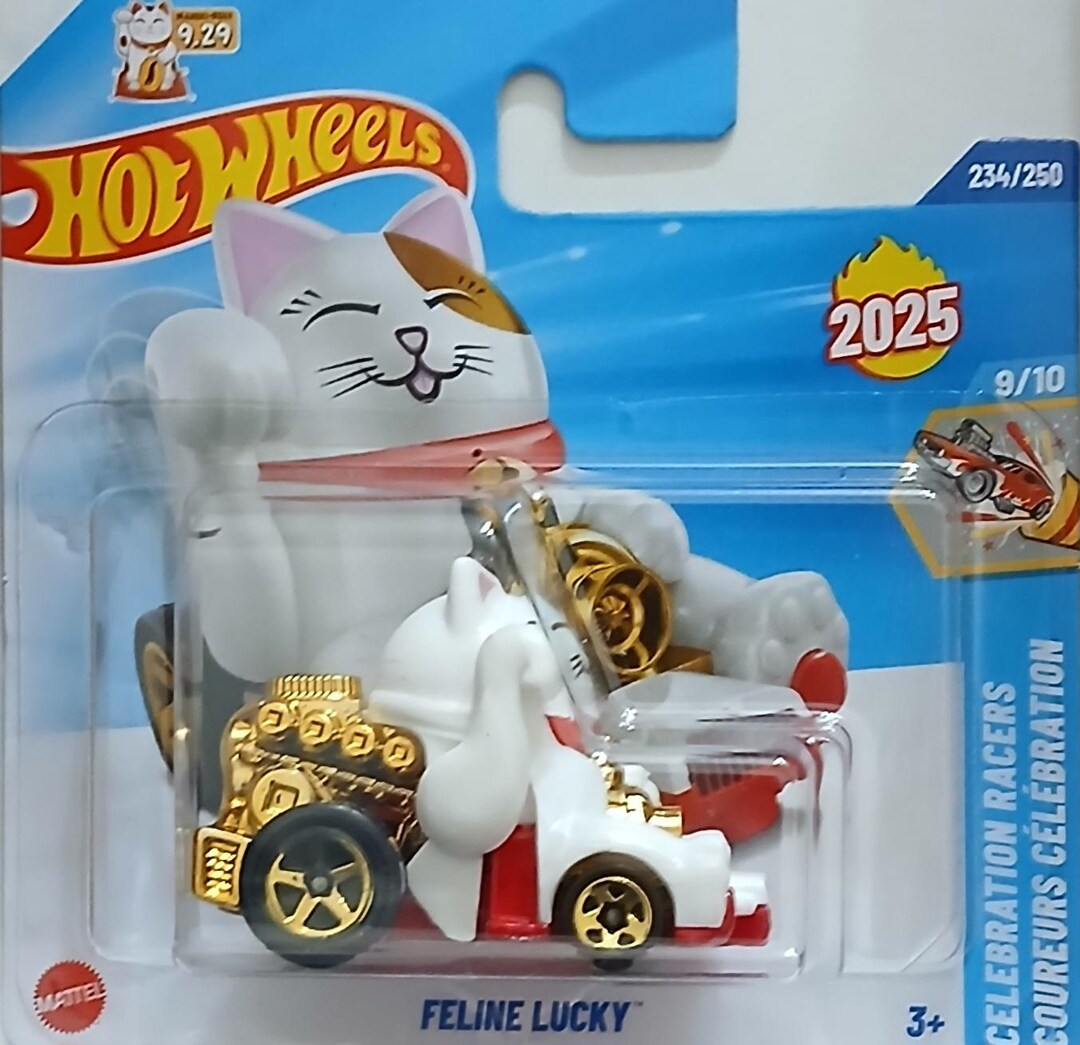 Hot Wheels Feline Lucky Free Boxed Shipping - Etsy