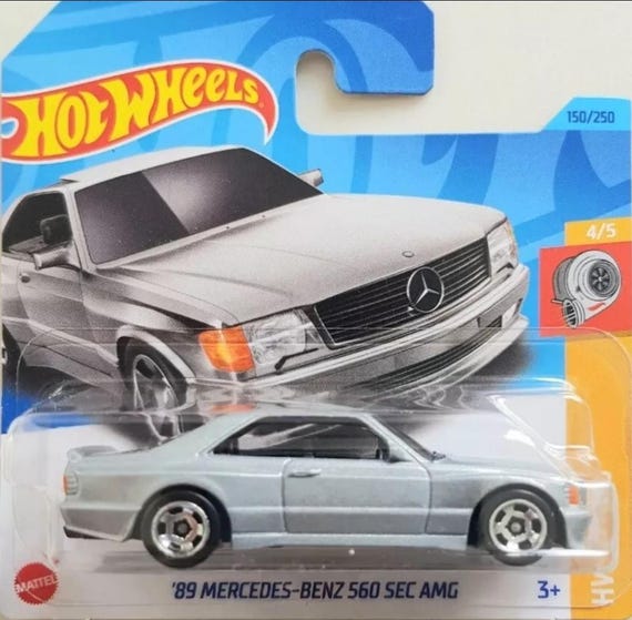 ホットウィール 89 メルセデスベンツ 560 SEC AMG 箱入り送料無料