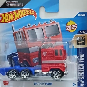 Hot Wheels Transformers Optimus Prime Free Boxed Shipping
