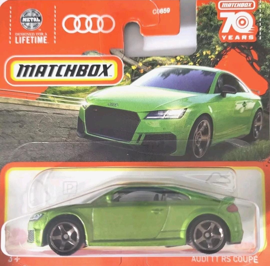 Matchbox Audi TT RS Coupe Free Boxed Shipping - Etsy