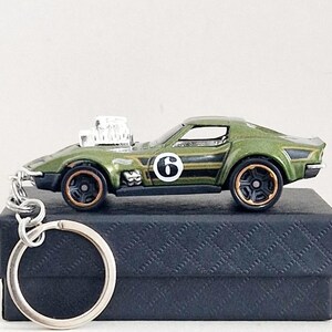 Hot Wheels Chevrolet Corvette Gas Monkey Garage Keyring Gift Pack Free Boxed Shipping