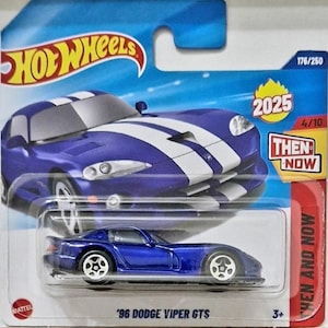 Hot Wheels 96 Dodge Viper GTS Kostenloser Versand in Box