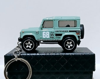 MATCHBOX AVENTURES 2020 Land Rover Defender 90 (2021) Bleu Voiture