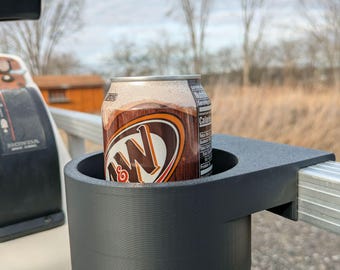 Snap-On Pontoon Boat Railing Cup Holder | Drink Holder for Tumblers, Cans, Bottles