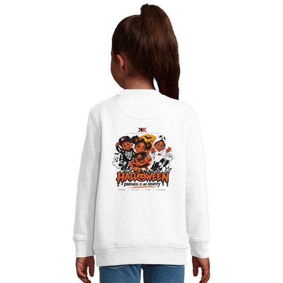Recycled Blend Kids Sweatshirt | Halloween-Darkness