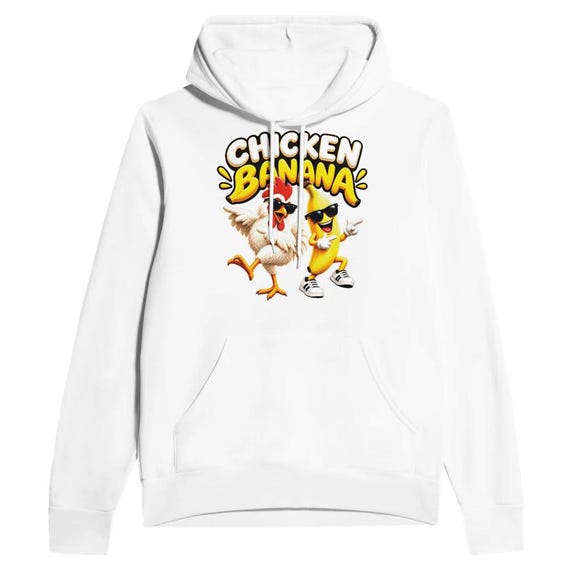 Unisex Pullover Hoodie | CHICKEN BANANA