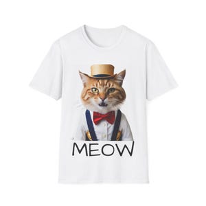 Cat T-Shirt, Kitty Tee, Feline Shirt, Cat Lover Gift, Animal Print Top