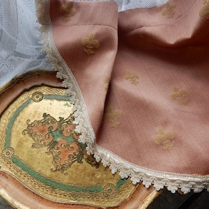 Extra Wide Single Vintage French Silk Valance