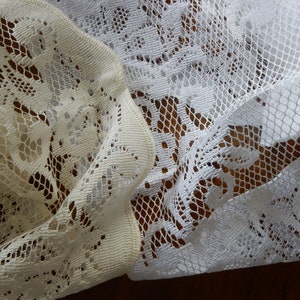 Vintage Cotton Lace Shaped Window Valance in Cream or White - Etsy