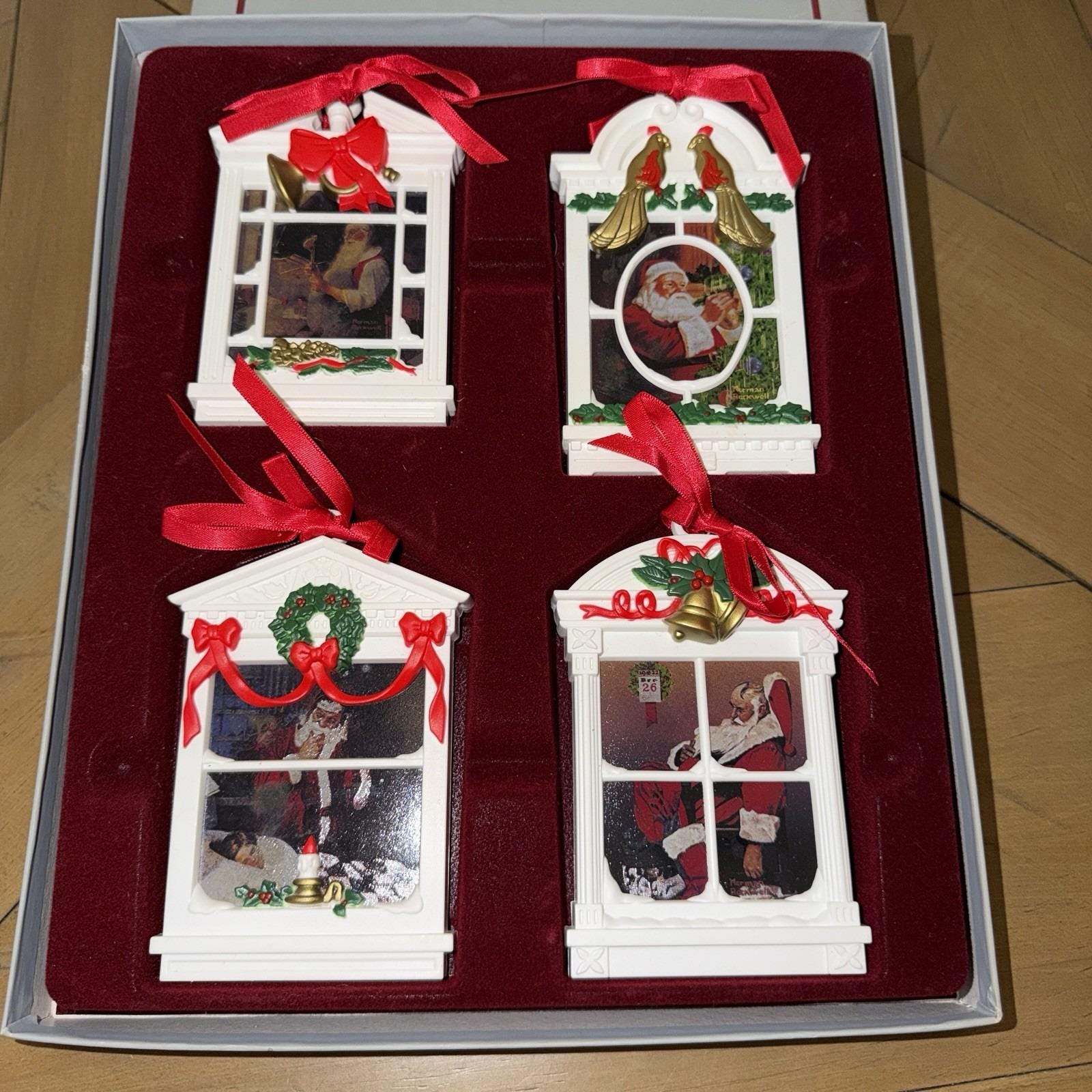 Norman Rockwell Santa - Etsy