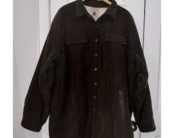 Vintage Northwest Territory met sherpavoering gevoerde jas heren groen XXLT