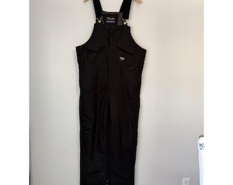 Walls Zero-Zone Insulated Bib Overalls Black Large Regular 38-40 Workwear