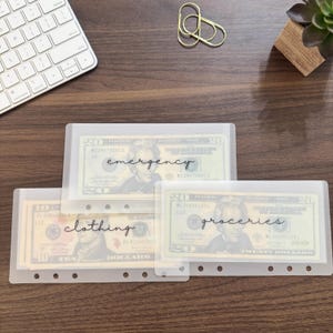 A6 Pergament Geldumschläge | Bargeldfüllung Umschläge | Personalisierbar