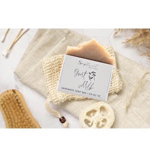 Goat Milk Handmade Soap Bar, All Natural Soap, Made in USA, Mother’s Day Gift, Party Favor Soap, Gift for her, Birthday