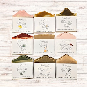 Handmade Soap Bar, All Natural Soap, Made in USA, Mother’s Day Gift, Party Favor Soap, Gift for her, Birthday Gift, Baby Shower