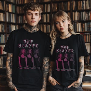 Camiseta Buffy, a Caça-Vampiros: Camiseta de filme retrô dos anos 90