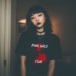 Final Girl Horror T-Shirt | 90s Slasher Movie Inspired Tee, Horror Fans Apparel, Perfect for Halloween