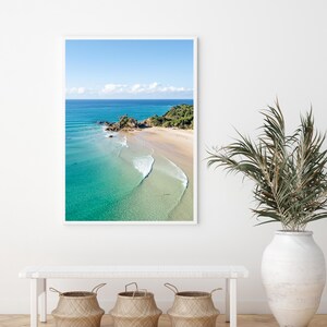 Stampa di Byron Bay, fotografia paesaggistica di Byron Bay, belle arti di Byron Bay, foto di Byron Bay, stampa dell'Australia, arte murale minimalista, poster di viaggio