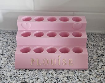 Plouise 15 lip oil stand organiser display PINK