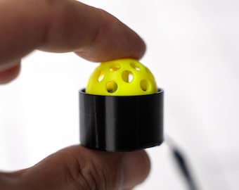 Pickleball Fidget Clicker Keychain | Mechanical Keycap Clicker, ASMR Desk Toy (3D Printed)