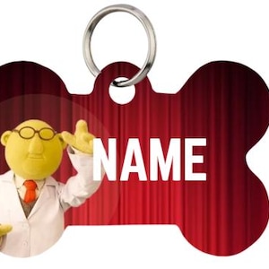 Dr Bunsen Honeydew Pet Id Tag for Dogs and Cats or Keychain | Personalized