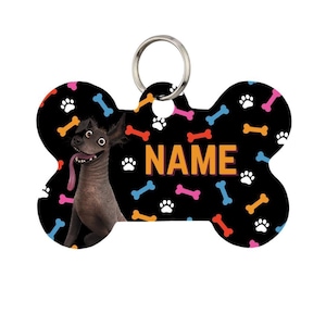 Dante Pet Id Tag for Dogs and Cats or Keychain | Personalized